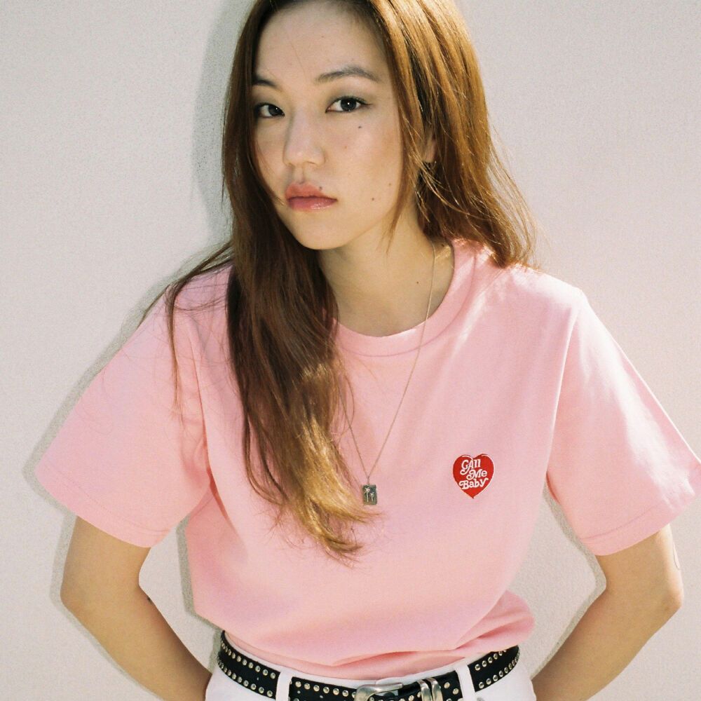 Heart Embroidery Tee (Pink) 감도 깊은 취향 셀렉트샵 29CM
