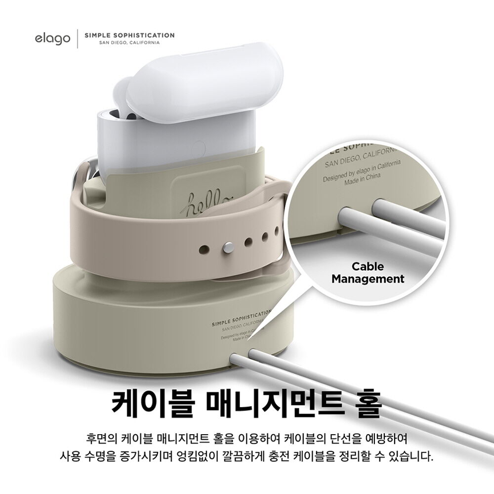 아이폰 에어팟프로2,1/에어팟3 애플워치 3IN1 미니 충전스탠드 상세 이미지 6