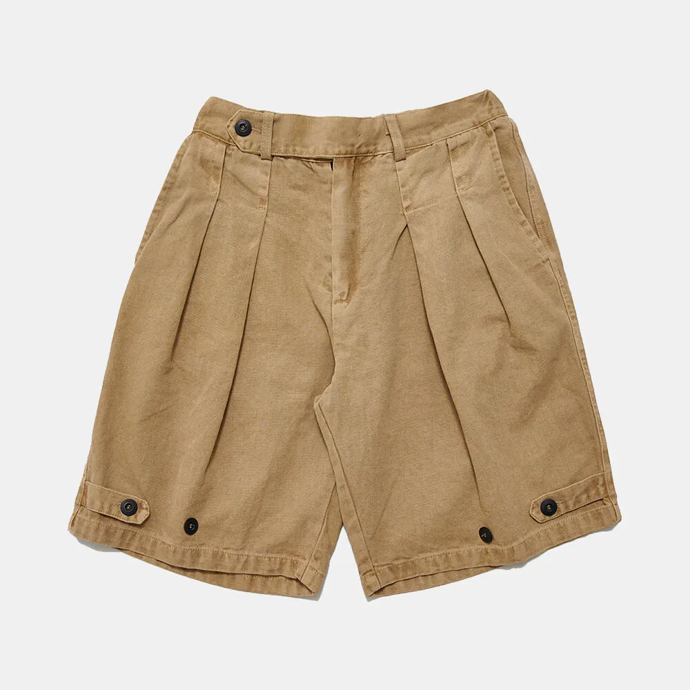 RUFFLE COTTON VELVET CULOTTE PANTS - OLIVE - 감도 깊은 취향