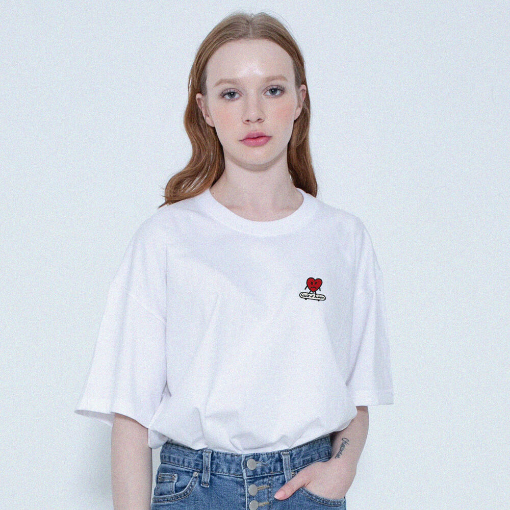 【LOULOUSEOUL】Strawberry Picnic Crop T-Shirt (Sky) LOULOUSEOUL Strawberry Picnic Crop T-Shirt - Gray