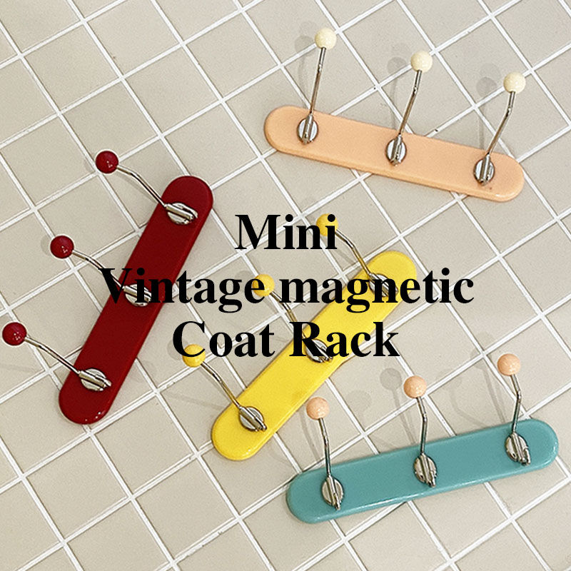 [DDWD]미니 빈티지 코트랙 자석 3구RED 감도 깊은 취향 셀렉트샵 29CM