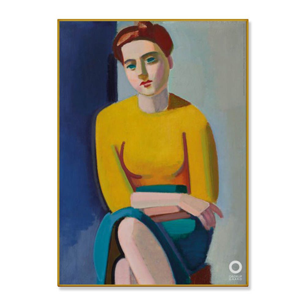 빌헬름 룬드스트롬Portrait of Hanne Wilhelm Hansen (액자 포함) 감도 깊은 취향 셀렉트샵 29CM