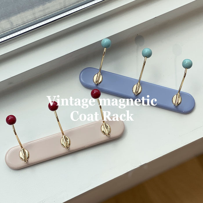 [DDWD]미니 빈티지 코트랙 자석 골드 3구Blue 감도 깊은 취향 셀렉트샵 29CM