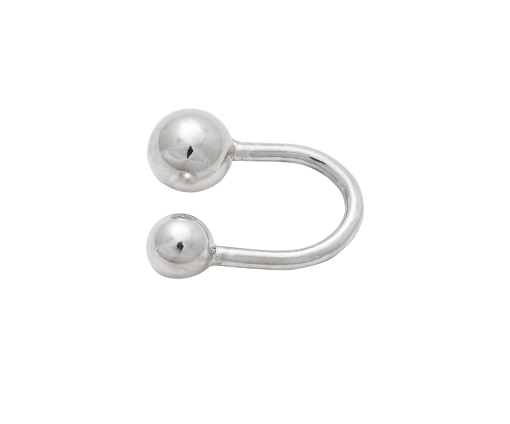 Ball Earcuff (92.5% Silver)