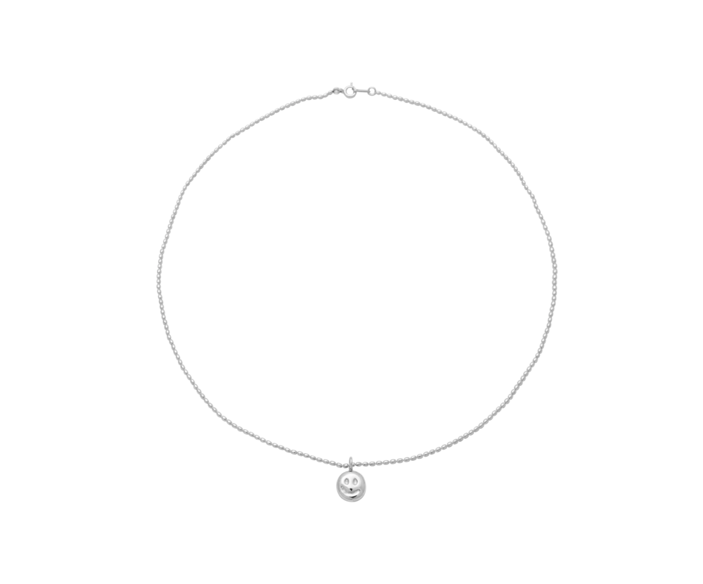 Smile Potato Necklace (92.5% silver)