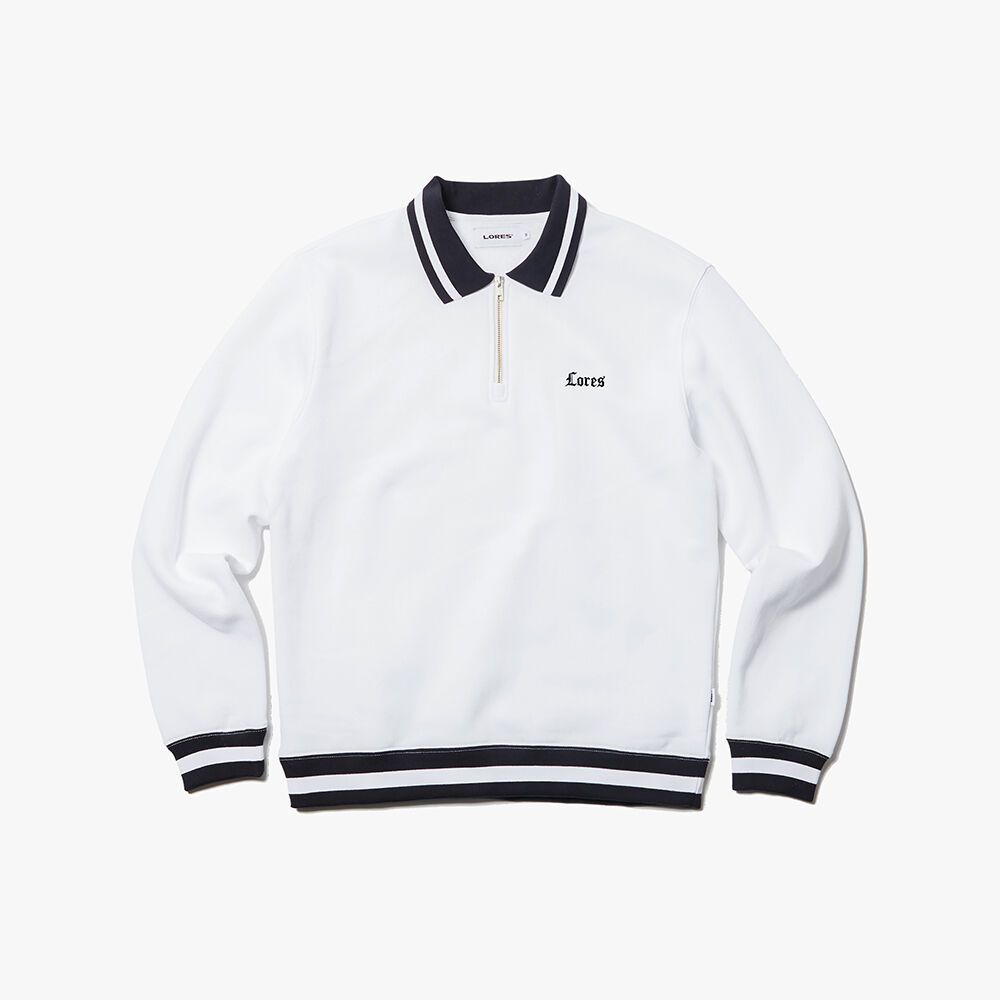 O.E Collar Crewneck White 감도 깊은 취향 셀렉트샵 29CM