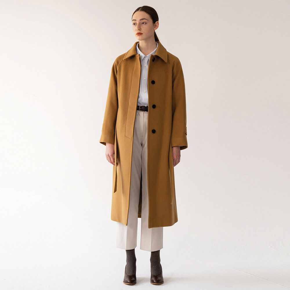 FW20 ESSENTIAL] 캐시미어 Cashmere Single Coat Camel - 감도 깊은