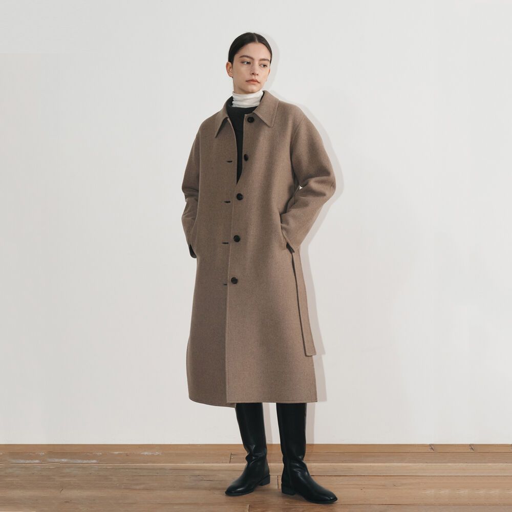 Handmade wool coat(sepia) 감도 깊은 취향 셀렉트샵 29CM