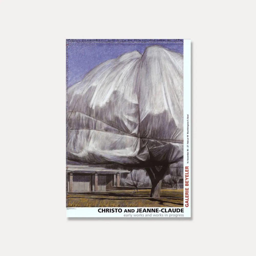 [크리스토-장클로드] Christo & Jeanne Claude — Wrapped Trees,1997 (액자포함) 57.5 x 84 cm
