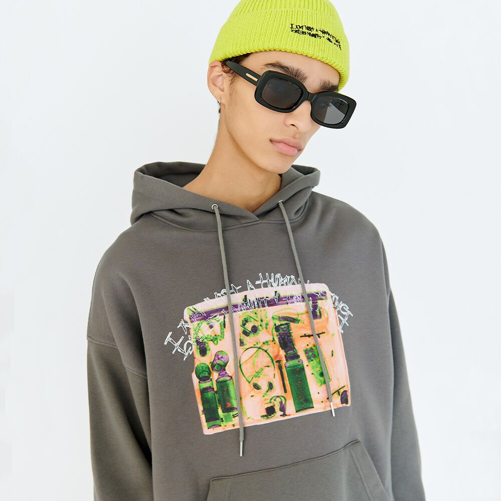 ILLEGAL HOODIE CHARCOAL 감도 깊은 취향 셀렉트샵 29CM