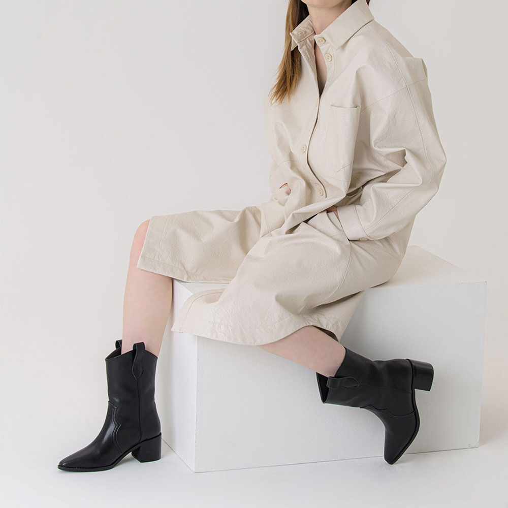 FEI KNEE-HIGH BOOTS 22F03BK 페이 니하이 부츠 - 감도 깊은