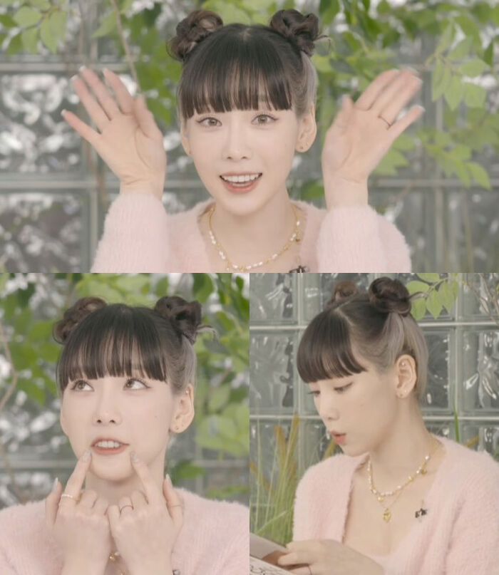 V LIVE 태연 반지 협찬