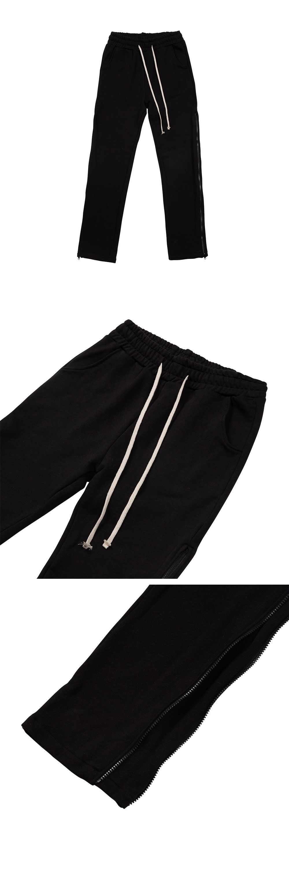 [CLACO] SIDE ZIPPER SWEAT PANTS (BLACK) 감도 깊은 취향 셀렉트샵 29CM