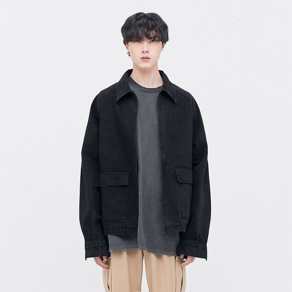 Denim Zipper Jacket Black 감도 깊은 취향 셀렉트샵 29CM