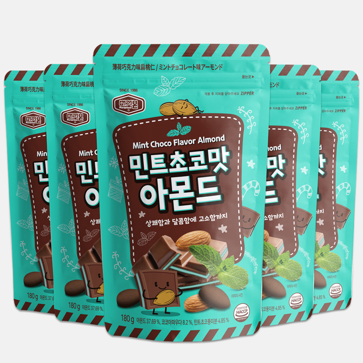 민트초코아몬드 180G 5봉 - 감도 깊은 취향 셀렉트샵 29Cm