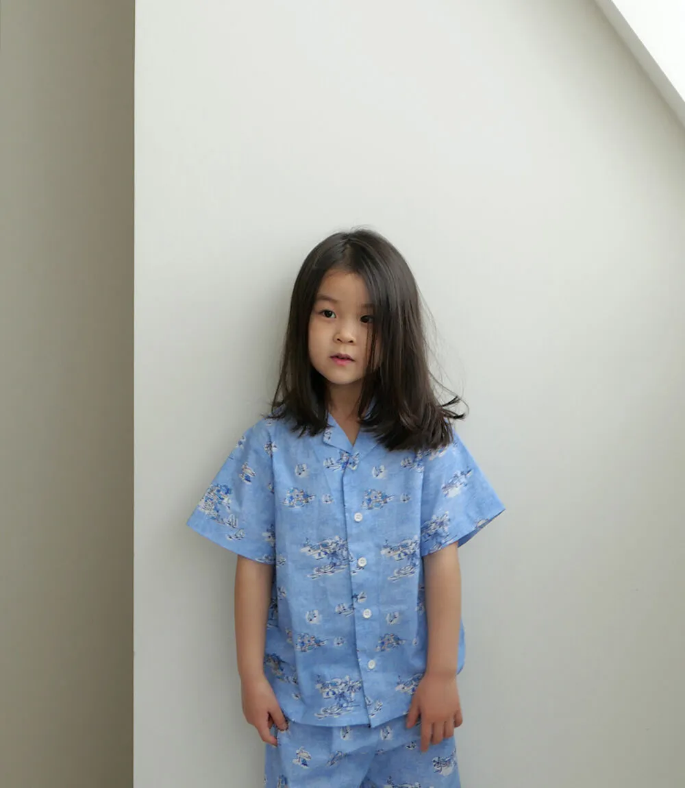 Amalfi Pyjama_Blue
