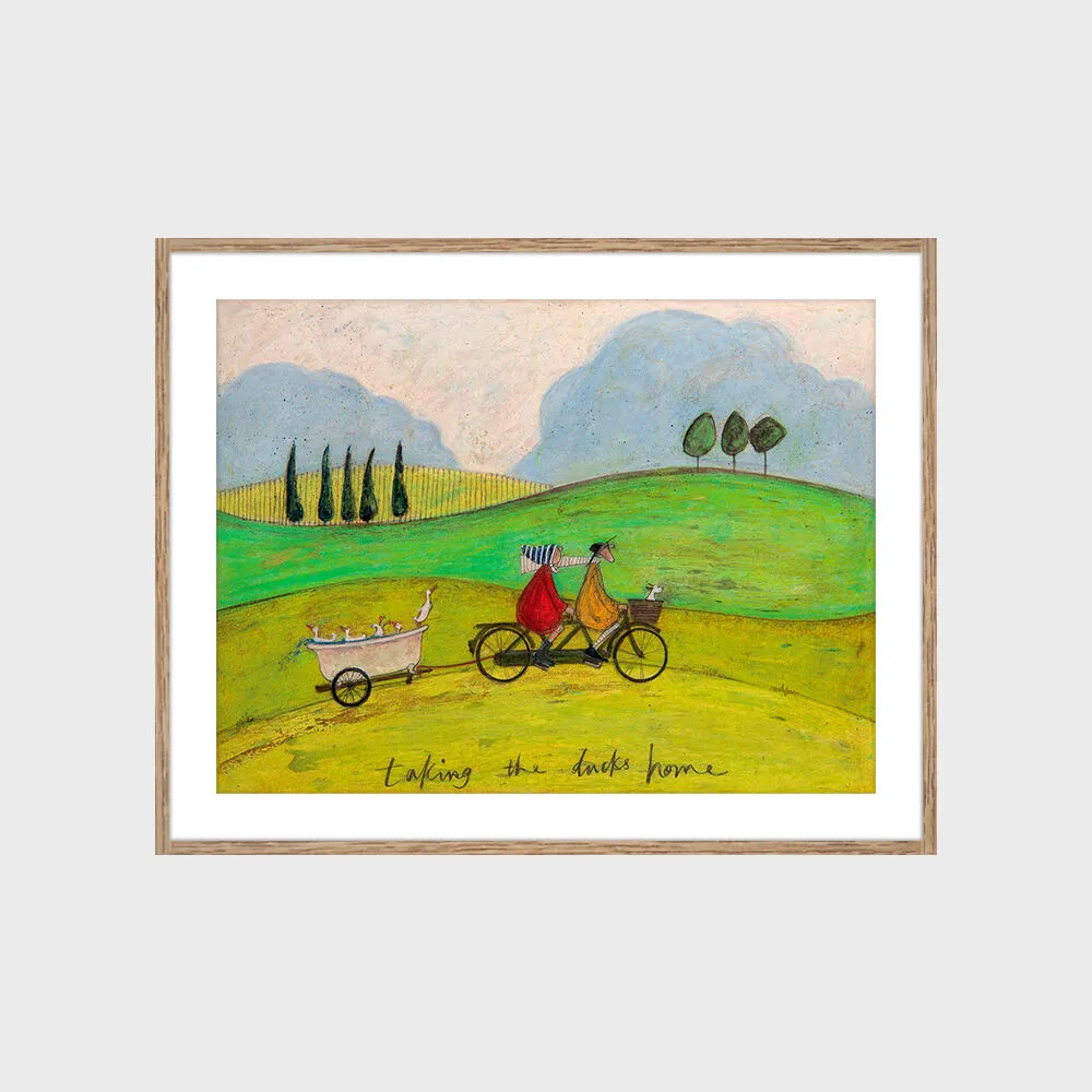 [액자] Taking the Ducks Home / 샘 토프트(Sam Toft) - 감도 깊은 취향 셀렉트샵 29CM