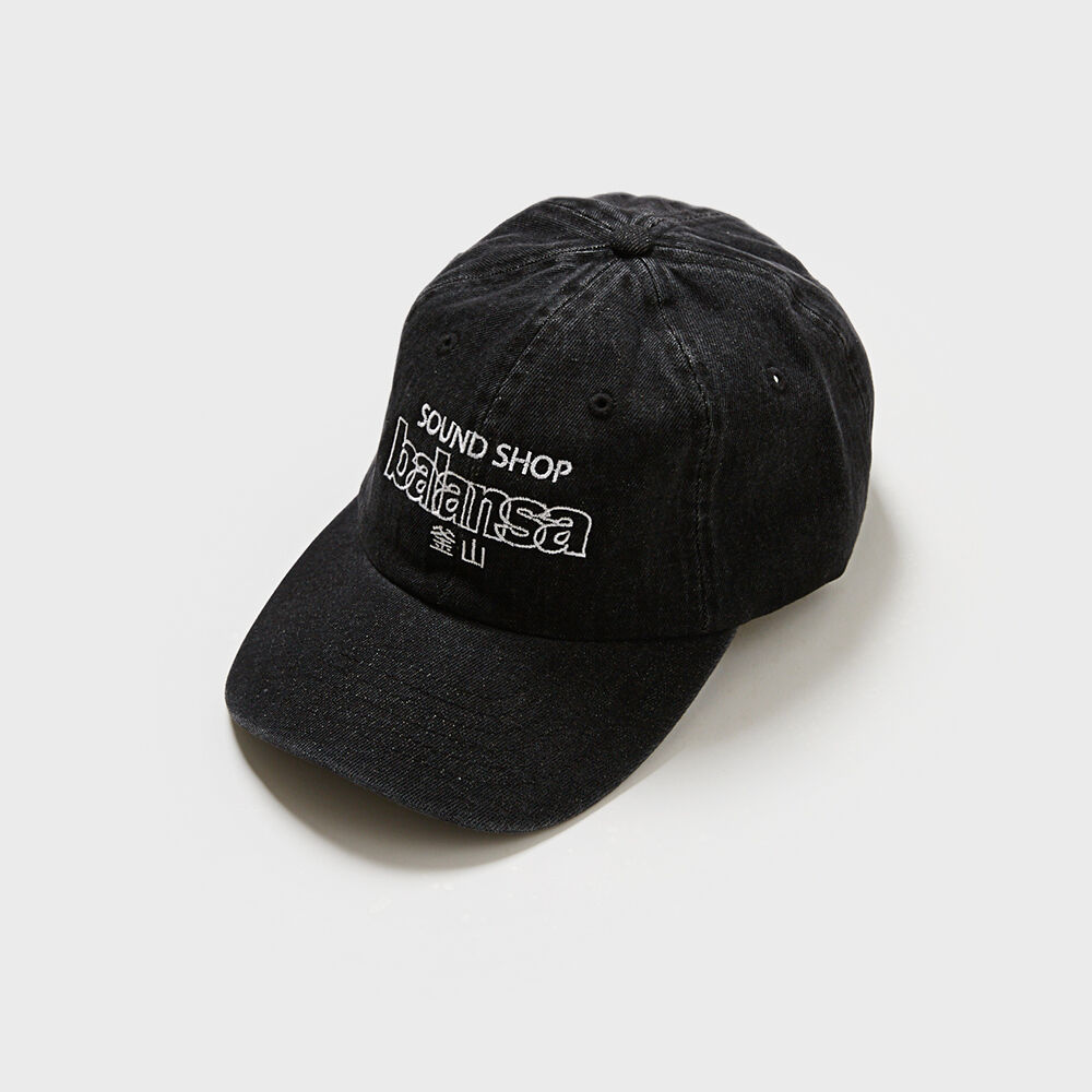 BALANSA ★ BALANSA LOGO CAP DENIM BLACK★ 関税送料込 BALANSA ☆ BALANSA LOGO CAP DENIM BLACK☆ 関税送料込 (SOUND