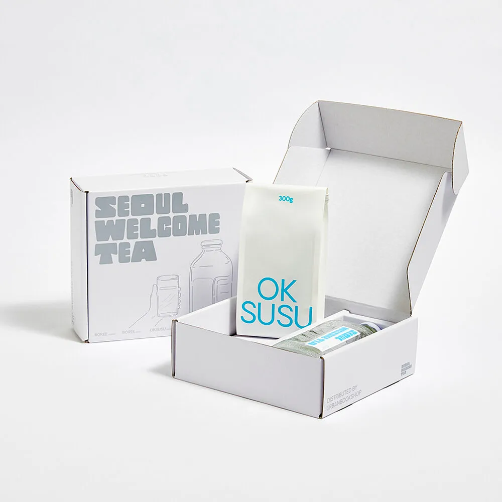 [세트 구성]
일상 옥수수차 + 델몬트 유리병 500ml + 계량 스푼 + 설명서