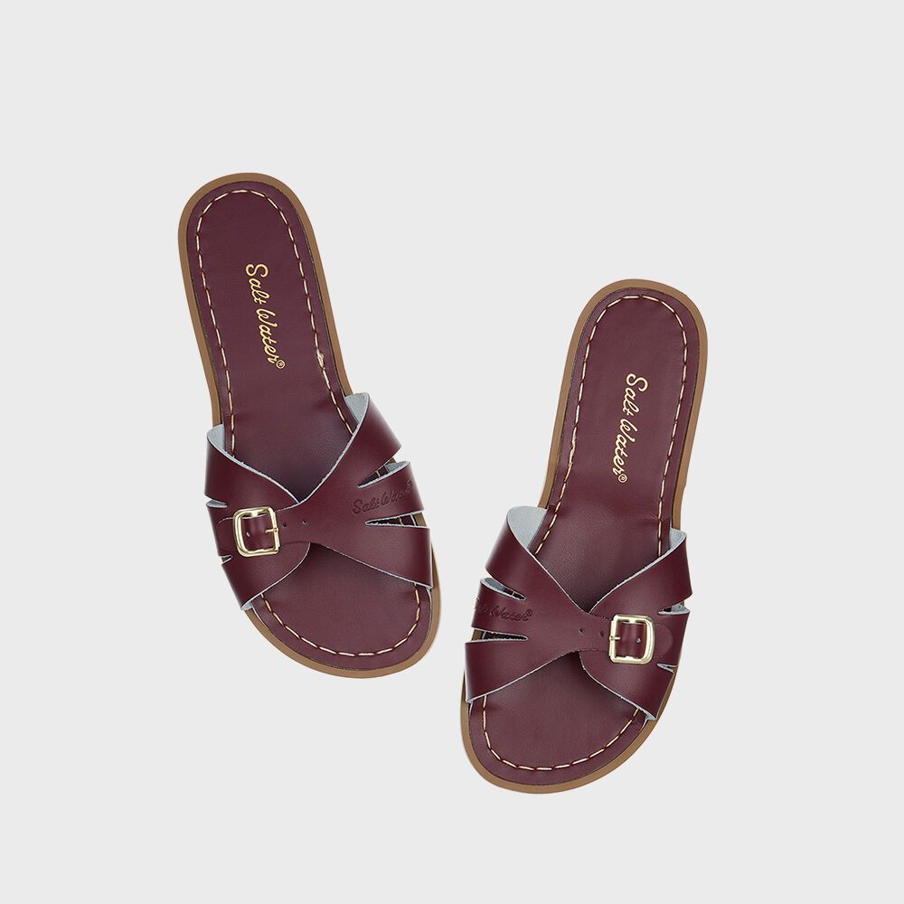 SALTWATER SANDAL ADULT CLASSIC SLIDE CLARET 감도 깊은 취향 셀렉트샵 29CM