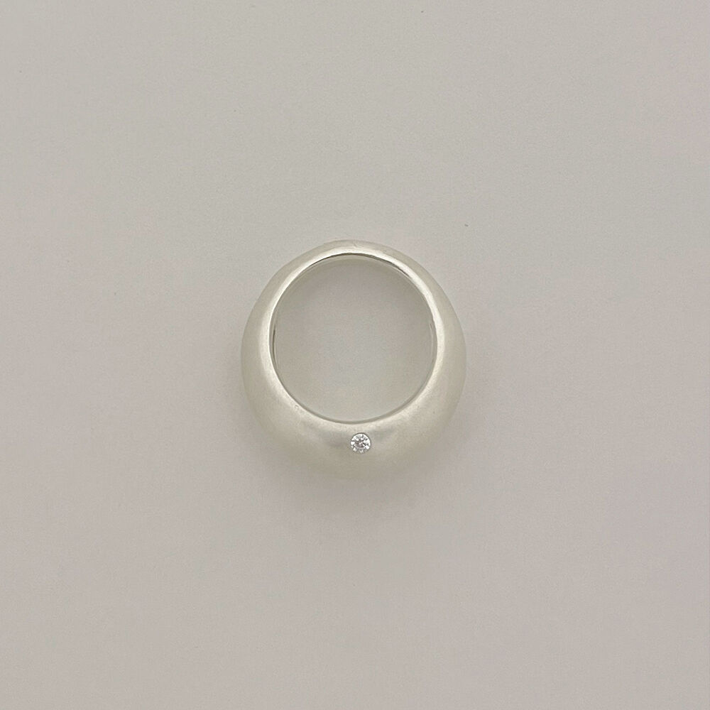 [韓国人気ジュエリー] Sun Glitter Eternity Ring 3mm - Cognac Sun Glitter Eternity Ring 3mm - Cognac | ファッション通販