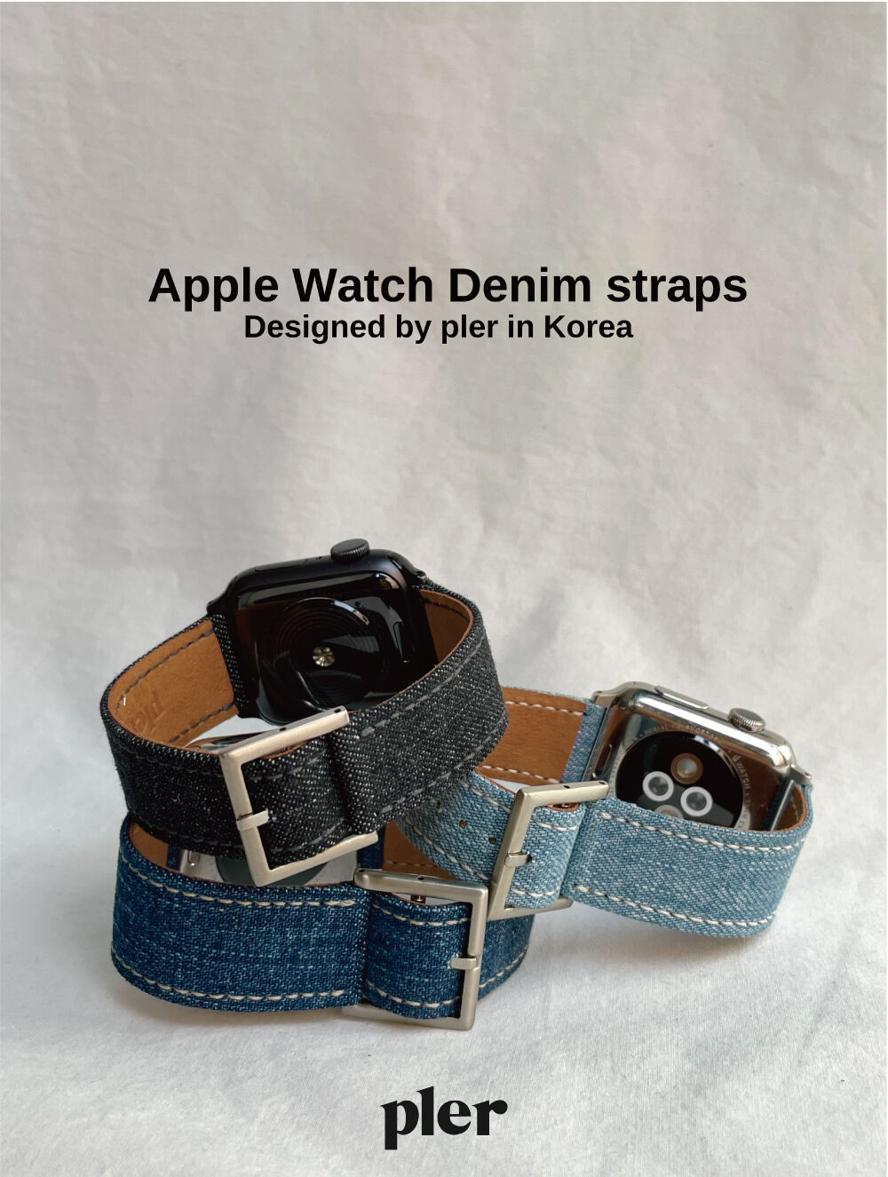 Apple watch denim strap / 애플워치 데님 스트랩 상세 이미지 5