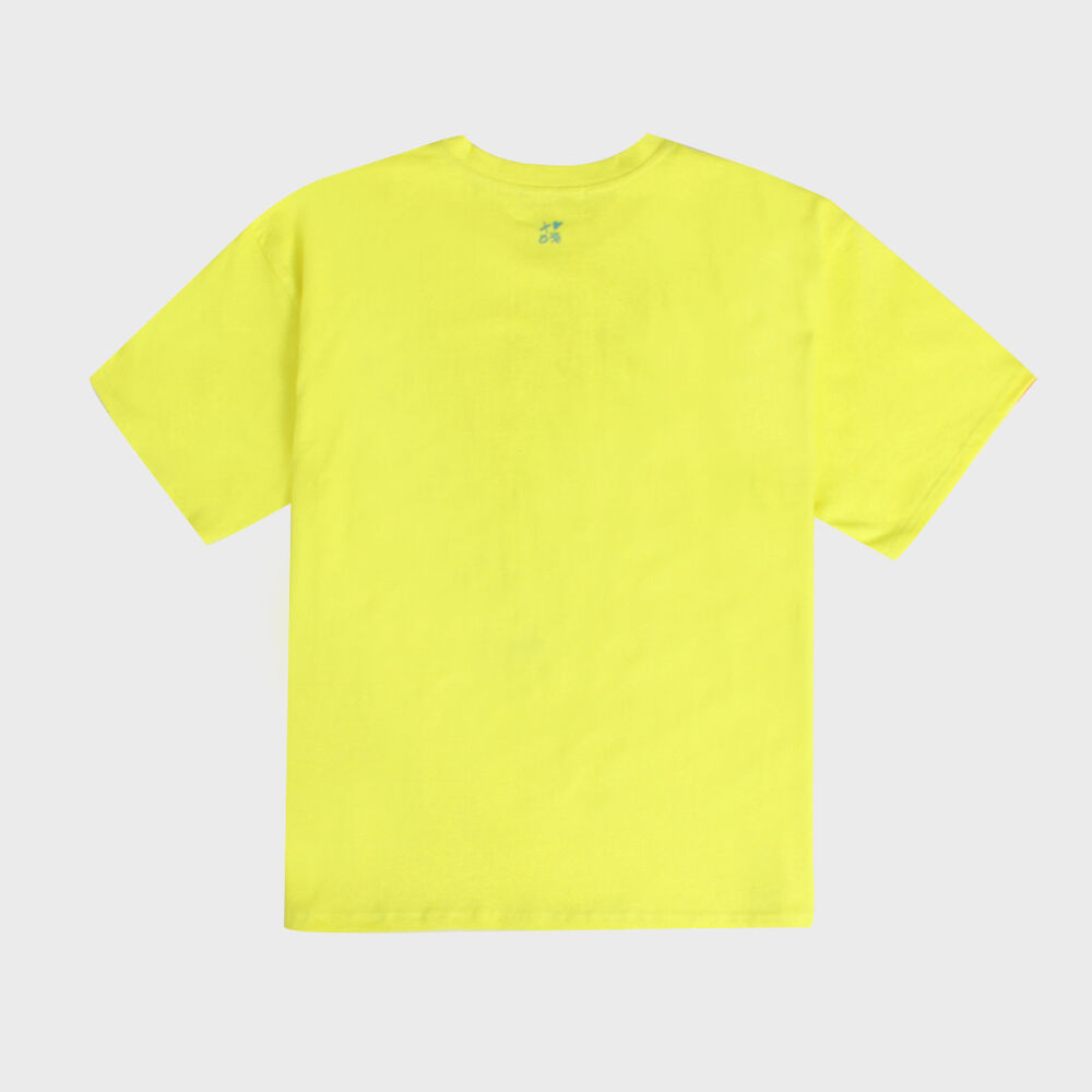 yellow performance shirt