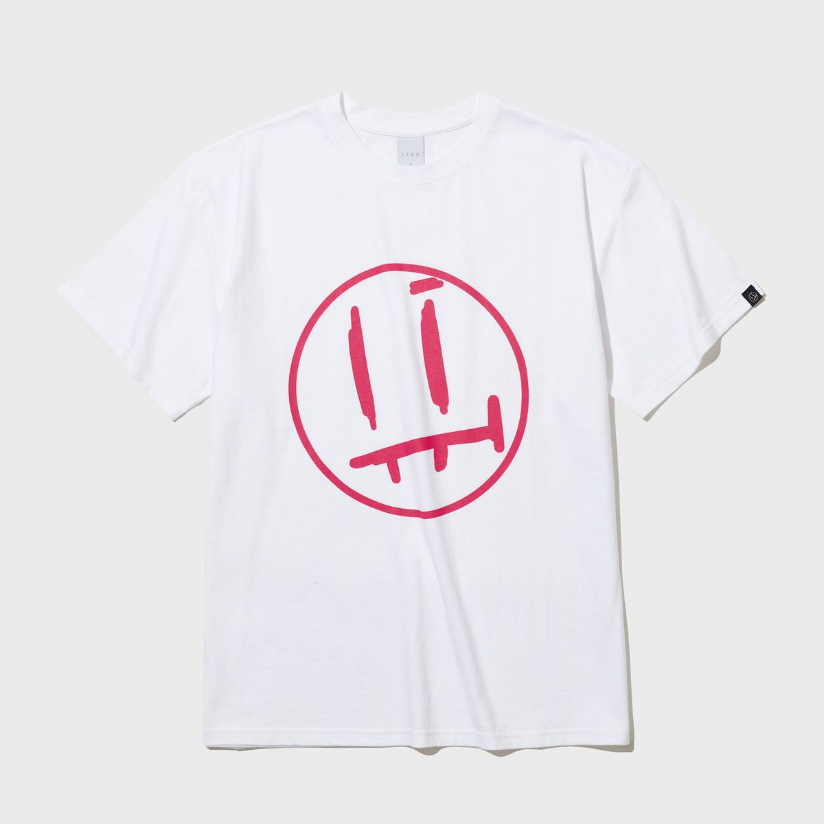 BIG FACE TSHIRTS_WHITE/PINK 감도 깊은 취향 셀렉트샵 29CM