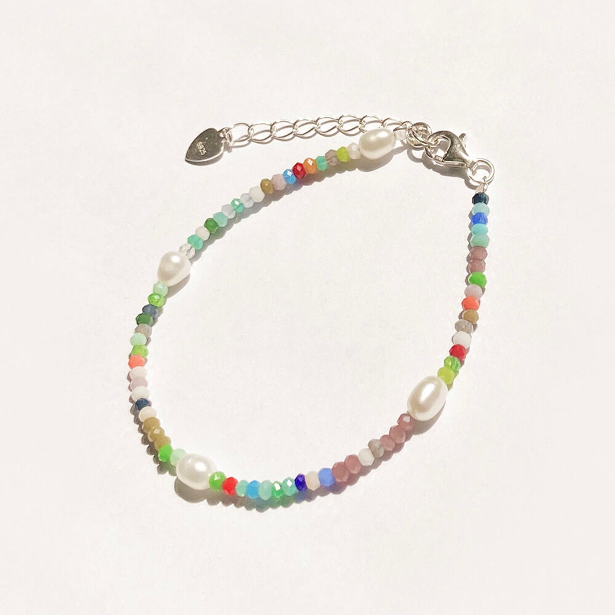 Multi Color Beads Bracelet (Silver 925) - 감도 깊은 취향 셀렉트샵 29CM