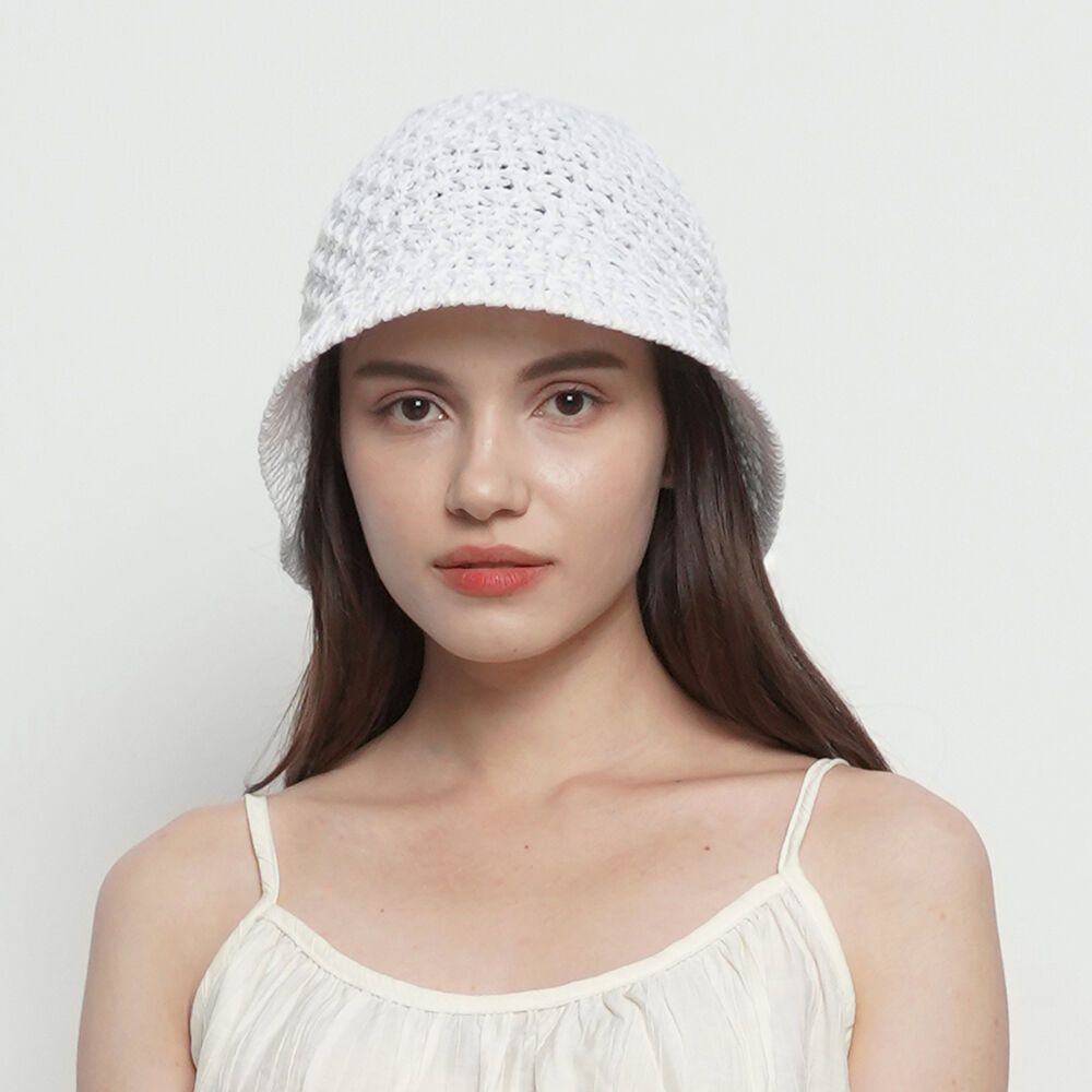 MW235 poll knit bucket hat white 감도 깊은 취향 셀렉트샵 29CM