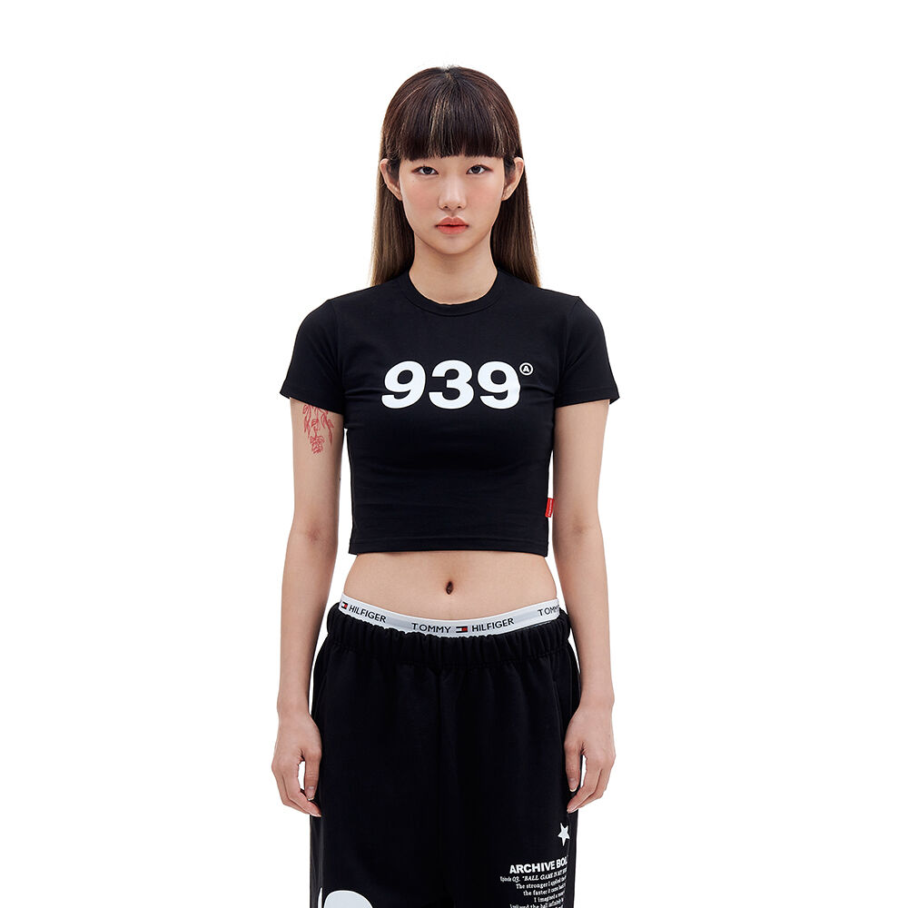 ◆ARCHIVE BOLD◆ 939 LOGO CROP TOP PALE SAGE AB21FATT008PS ARCHIVE BOLD (アーカイブボールド) 939 LOGO CROP TOP (PALE