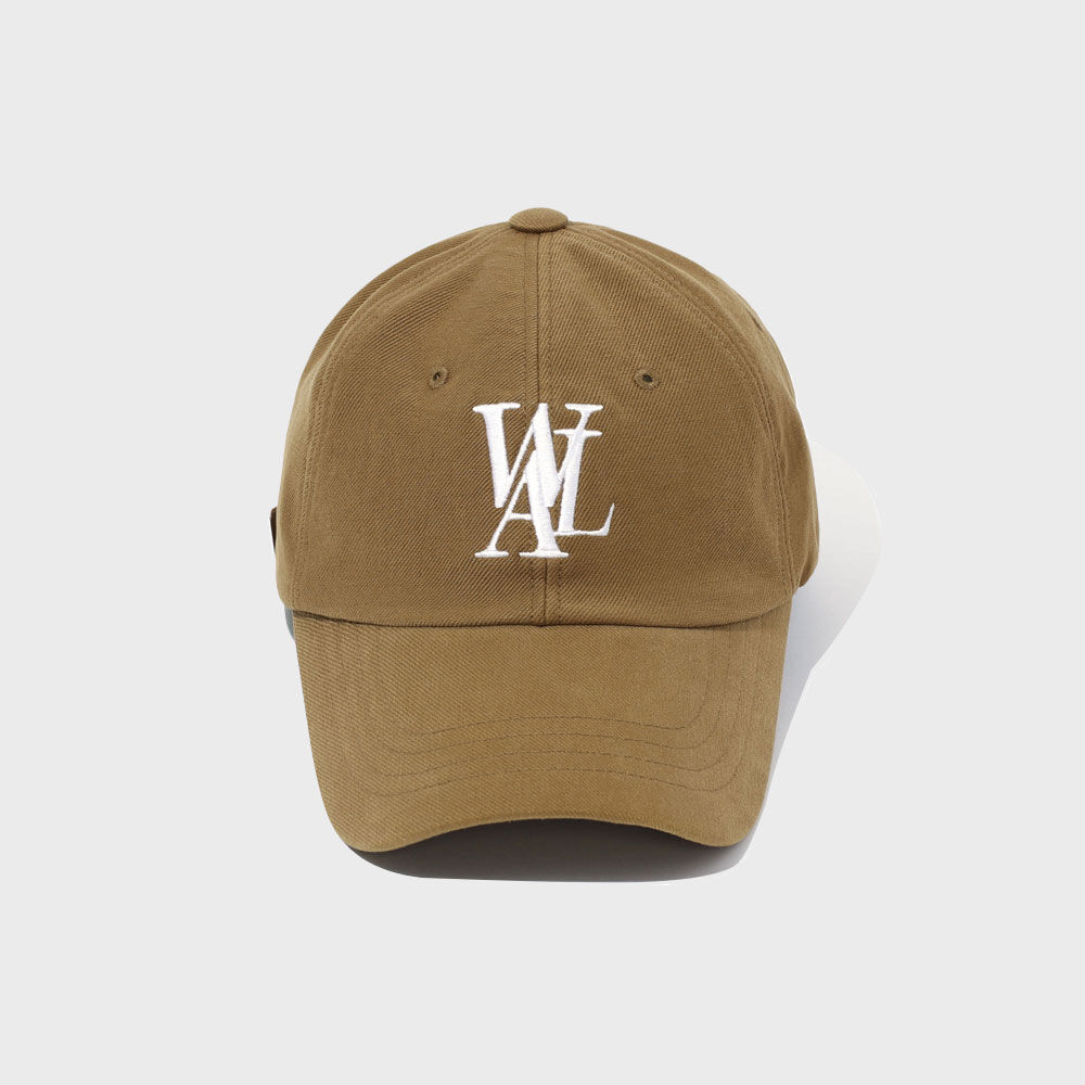 ハット WOOALONG Signature crack ball cap DARK BROWN WL230WCA10UDBR Signature crack ball cap - DARK BROWN - WOOALONG | 60