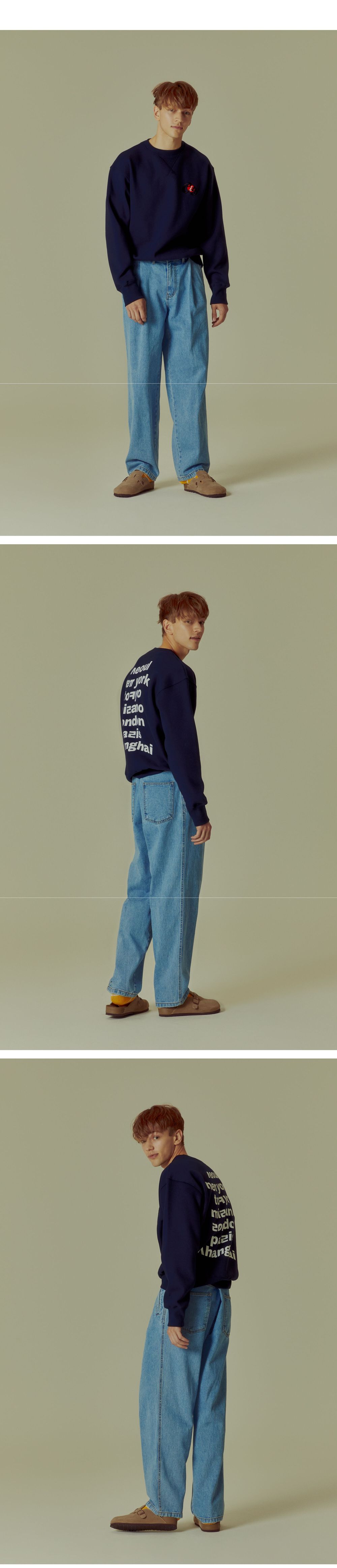 LOVE CITY SWEATSHIRT NAVY 감도 깊은 취향 셀렉트샵 29CM