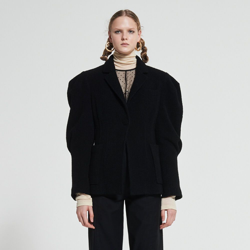 Puff Sleeves Wool Jacket Black WBAFJK003BK 감도 깊은 취향 셀렉트샵 29CM
