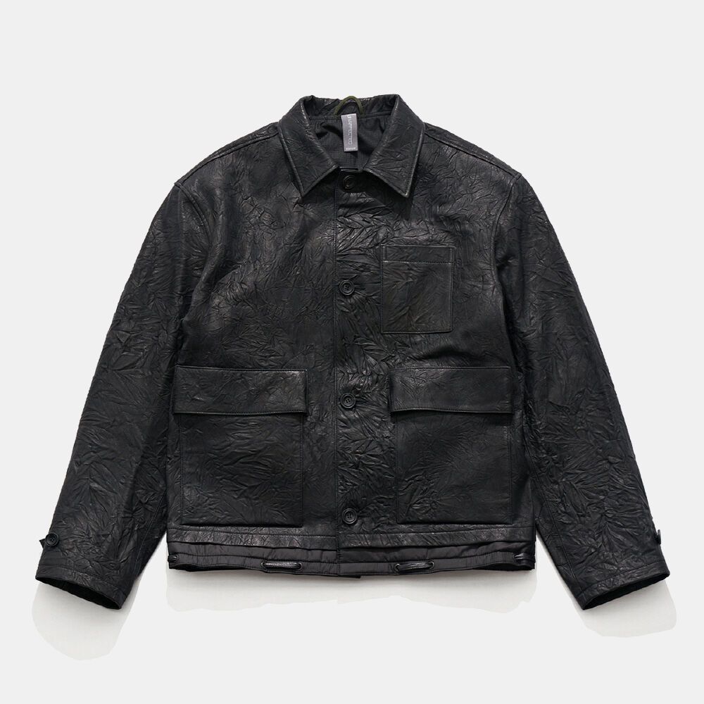 CONTRAST PANEL LEATHER JACKET / BLACK 감도 깊은 취향 셀렉트샵 29CM