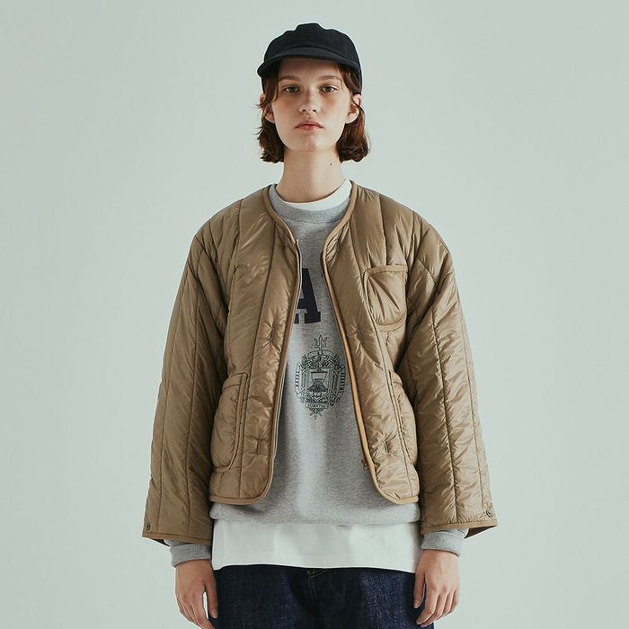 quilted liner jacket (womens) brown 감도 깊은 취향 셀렉트샵 29CM