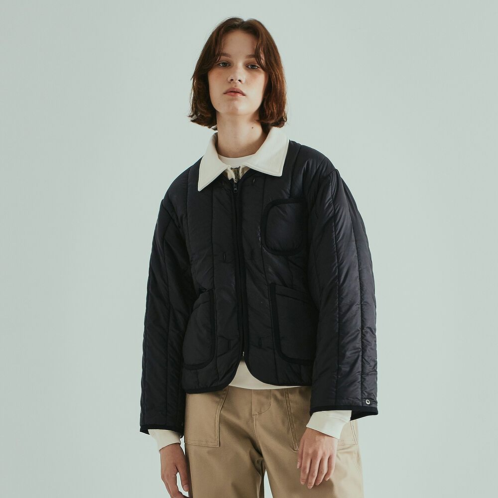 quilted liner jacket (womens) black 감도 깊은 취향 셀렉트샵 29CM
