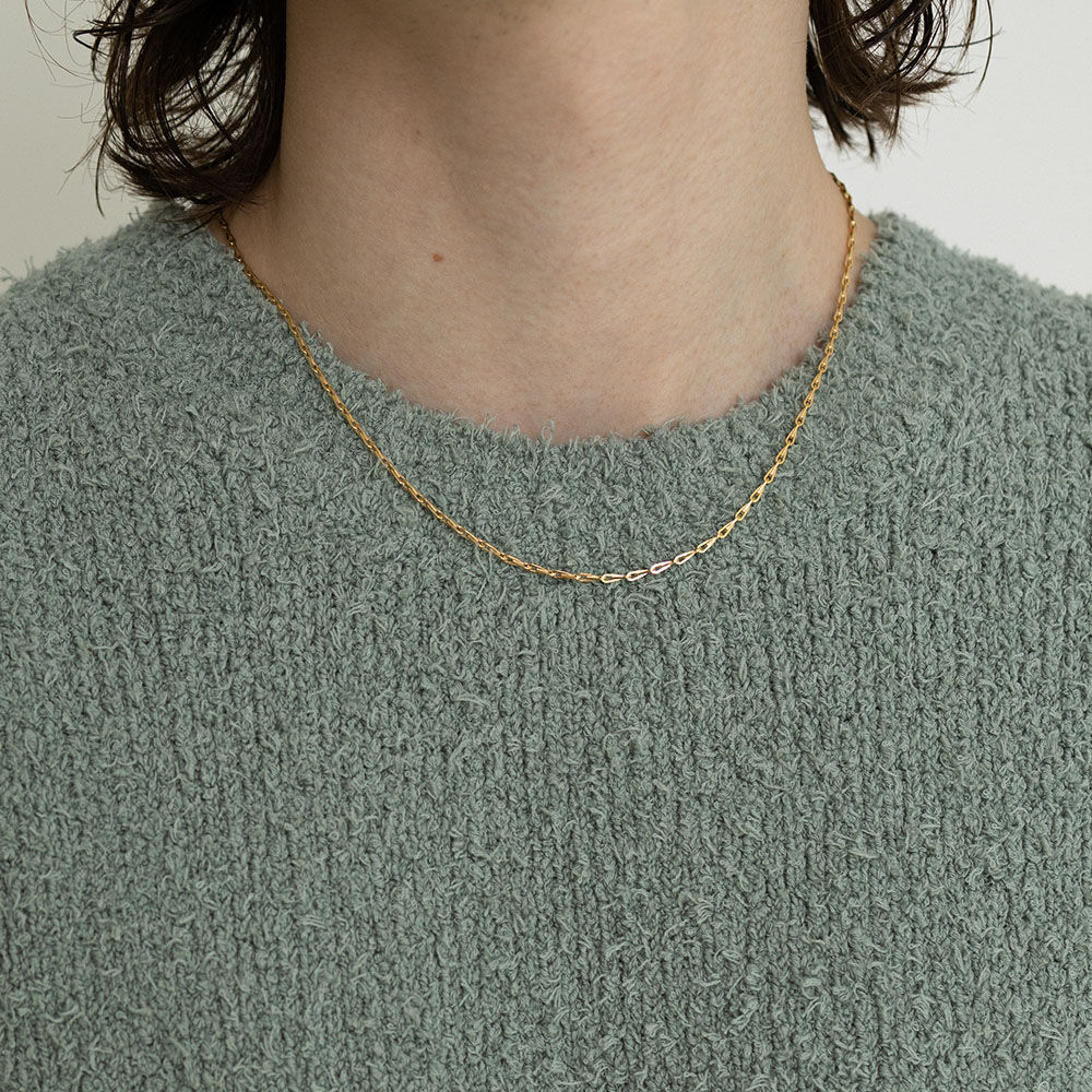 ピアス EOU STUDIO THE TREE EC1GOLD ZOE LINK DROP EARRINGS - TWO STYLES TO CHOOSE FROM- OMA THE