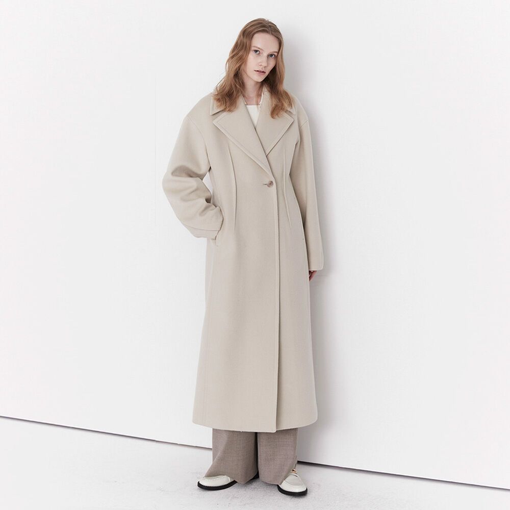 BOLD SLEEVE DART WOOL COAT (pale ivory) 감도 깊은 취향 셀렉트샵 29CM