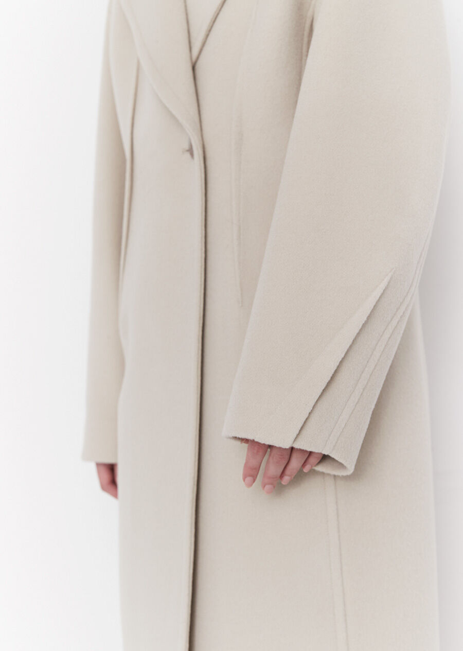 BOLD SLEEVE DART WOOL COAT (pale ivory) 감도 깊은 취향 셀렉트샵 29CM