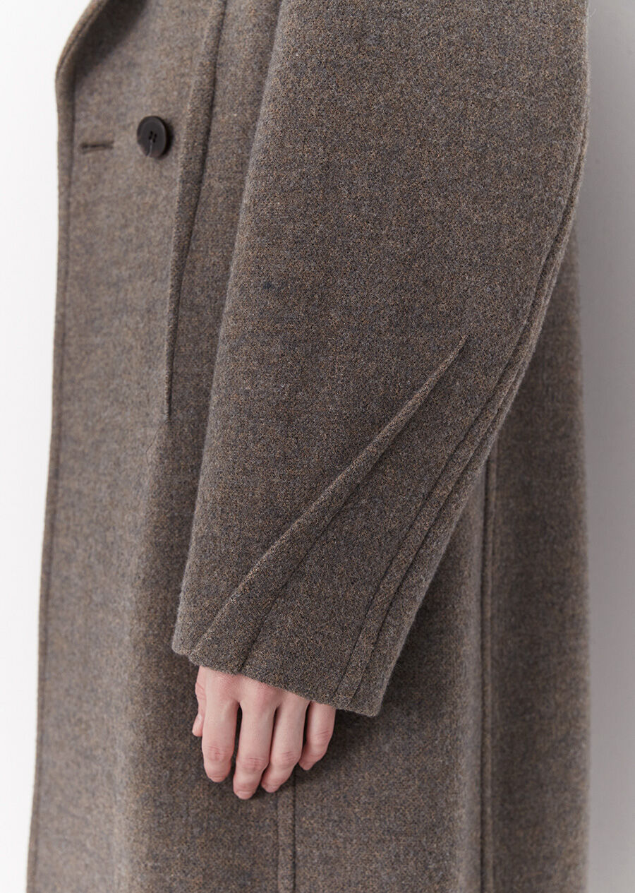BOLD SLEEVE DART WOOL COAT (ash brown) 감도 깊은 취향 셀렉트샵 29CM