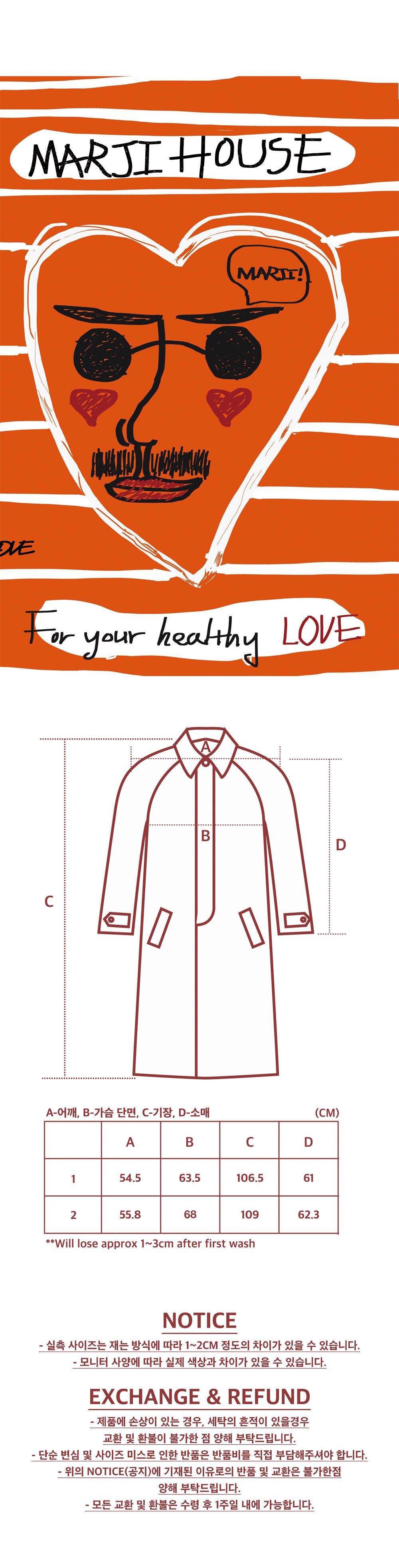 Hound tooth Balmacaan coat Orange