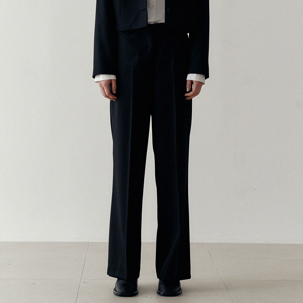 SIPT7050 signature summer trousers_Black - 감도 깊은 취향