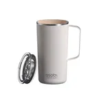 [리퍼상품 한정판매] 캐나다 아소부 세라믹 스텐 진공 보온보냉 타워머그 600ML 화이트