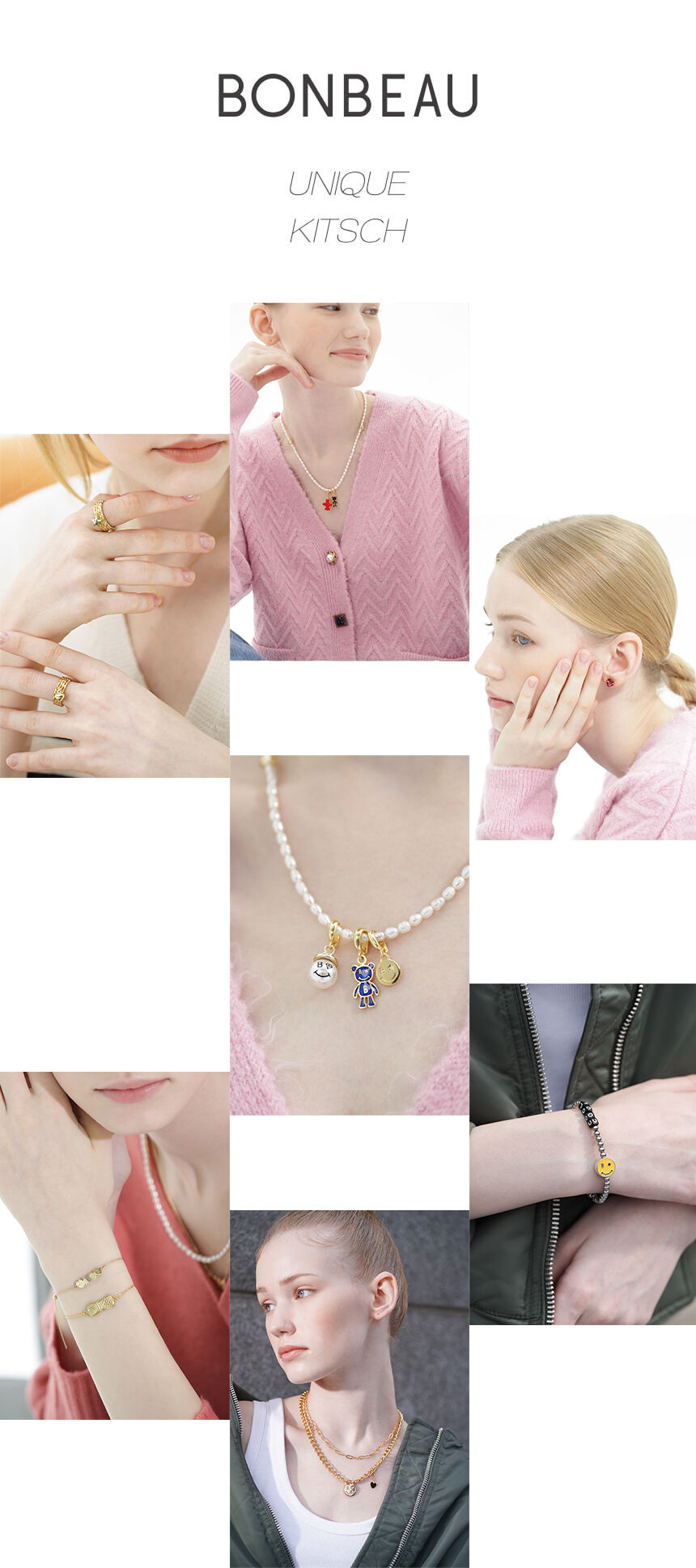 <br><p align='center'>Champ smile initial surgical Bracelet 스마일 참 이니셜 써지컬 볼 팔찌</p>