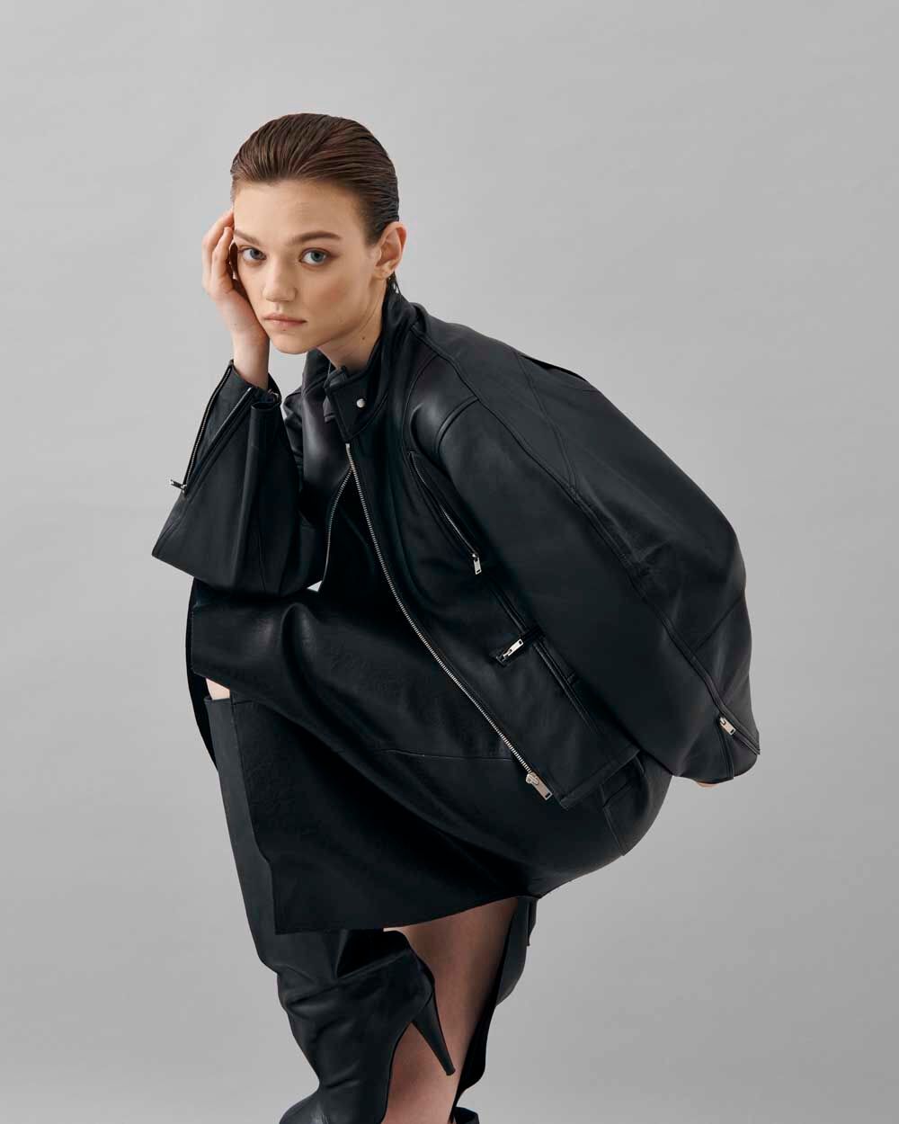 [QUERY] Signature Leather Jacket / Black - 감도 깊은 취향 셀렉트샵 29CM