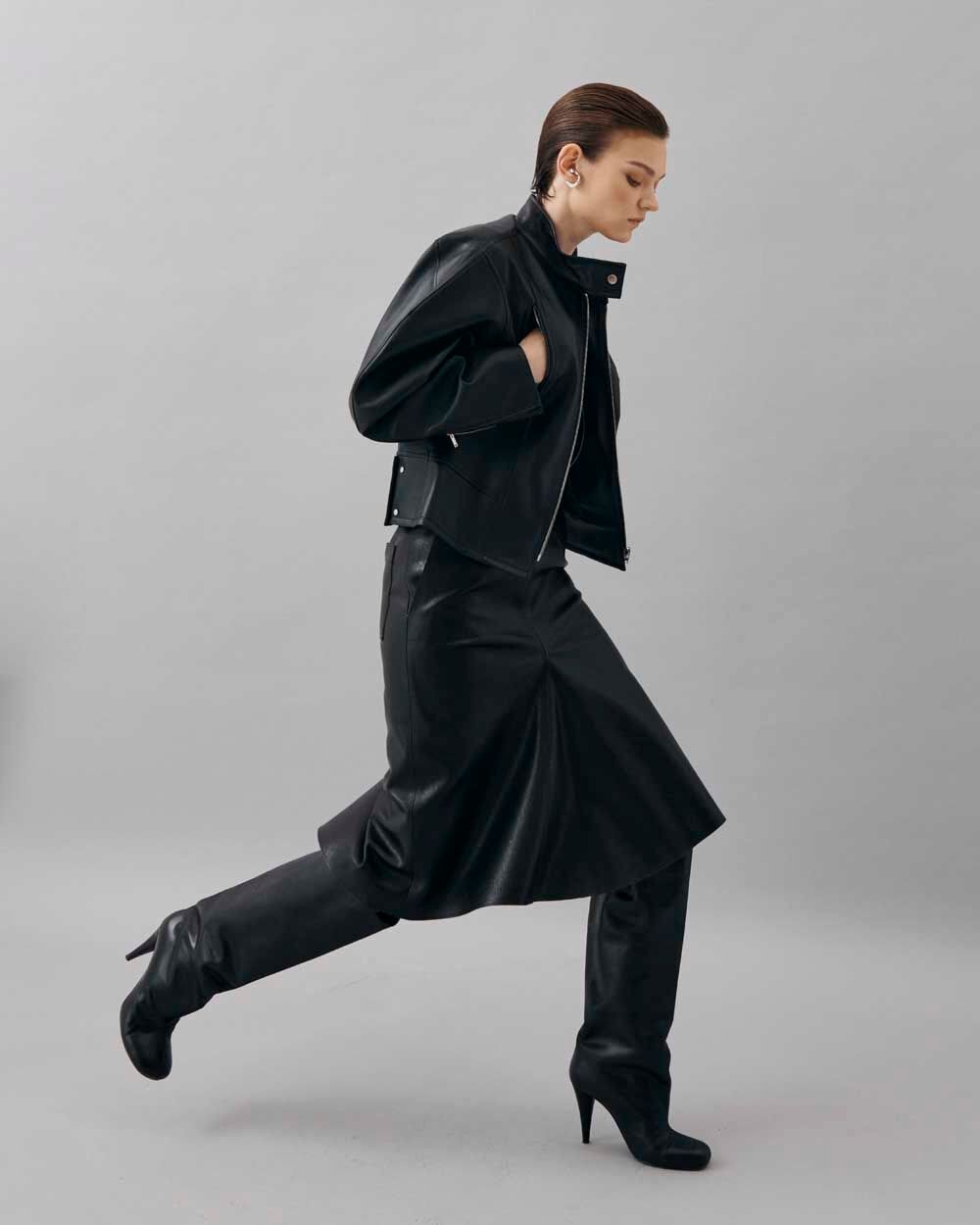 [QUERY] Signature Leather Jacket / Black - 감도 깊은 취향 셀렉트샵 29CM