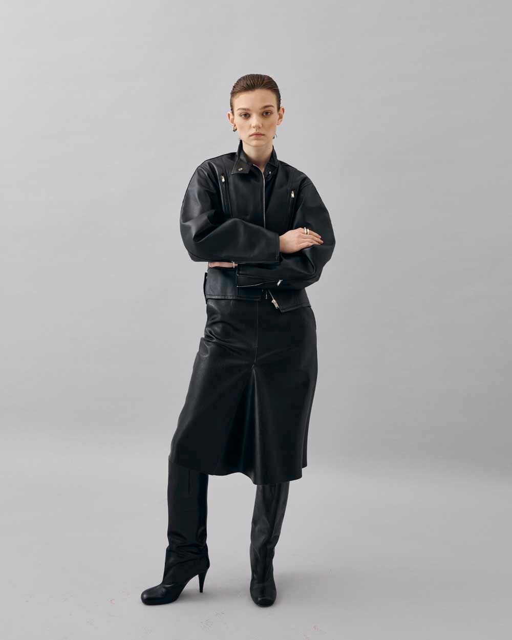 [QUERY] Signature Leather Jacket / Black - 감도 깊은 취향 셀렉트샵 29CM