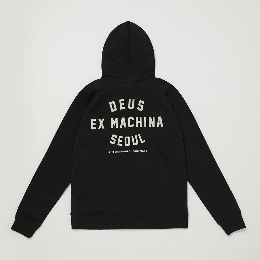 パーカー・フーディ Deus Ex Machina Seoul Address Hoodie Black Deus - Address Hoodie | onlinestore4