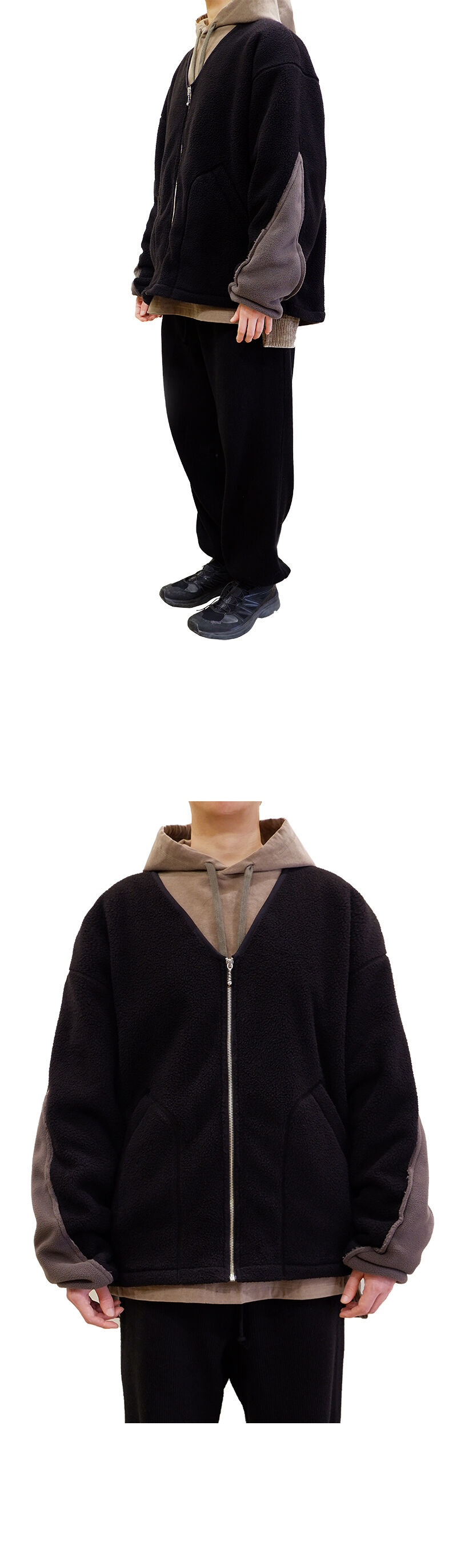 Double Face Fleece Cardigan / Olive Beige 감도 깊은 취향 셀렉트샵 29CM